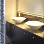 Espejo enmarcado Enmarcacion espejos deinde plata baño Aratz Enmarcaciones Vitoria